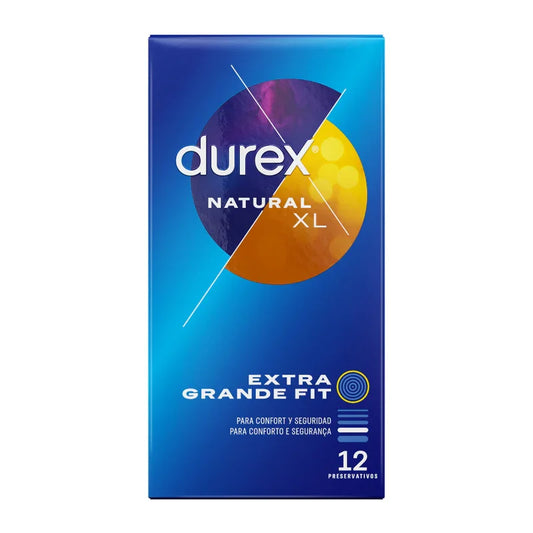 DUREX - NATURAL XL 12 UNIDADES - Nuvica