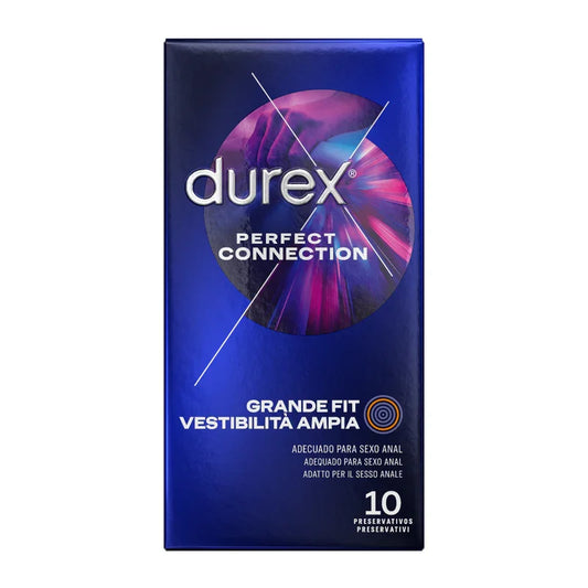 DUREX - PERFECT CONNECTION EXTRA LUBRICACION SILICONA 10 UNIDADES - Nuvica