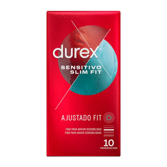 DUREX - SENSITIVO SLIM FIT 10 UNIDADES - Nuvica
