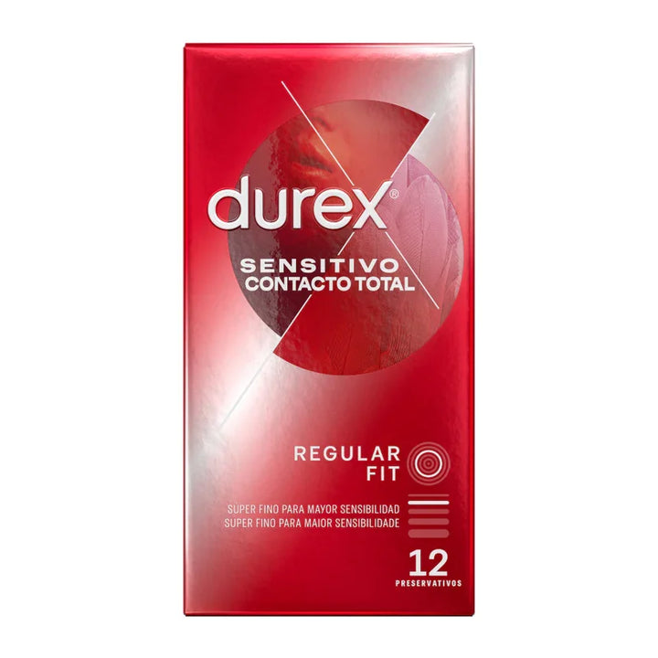 DUREX - SENSITIVO CONTACTO TOTAL 12 UNIDADES - Nuvica