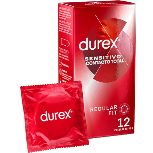 DUREX - SENSITIVO CONTACTO TOTAL 12 UNIDADES - Nuvica