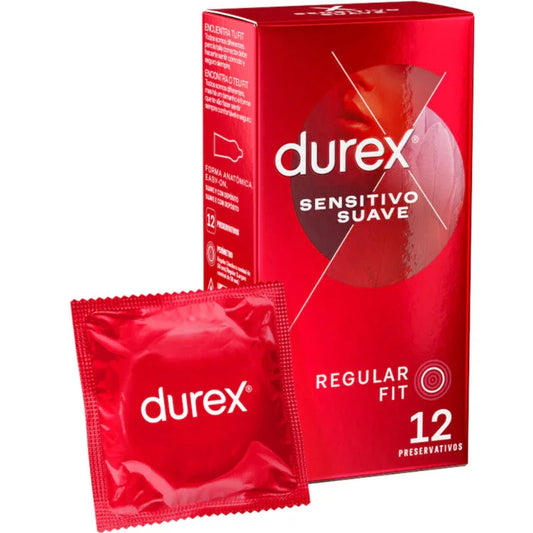 DUREX - SENSITIVO SUAVE 12 UNIDADES - Nuvica