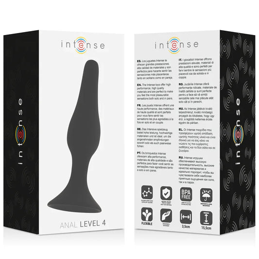 INTENSE - ANAL LEVEL 4 15.5CM NEGRO - Nuvica