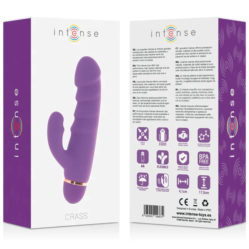 INTENSE - CRASS 20 SPEEDS SILICONE LILA - Nuvica
