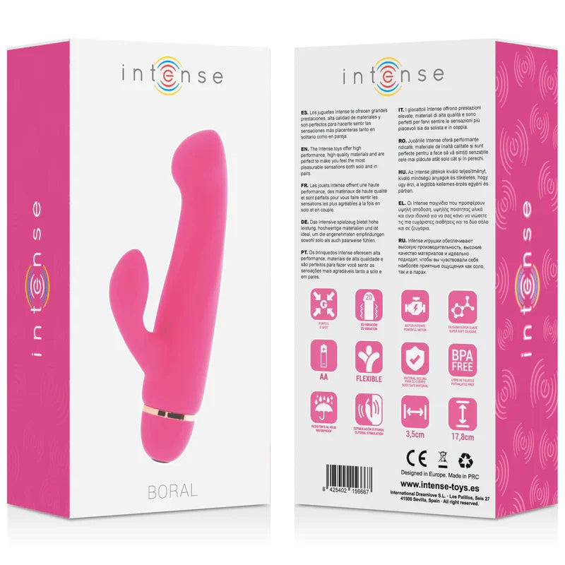 INTENSE - BORAL 20 SPEEDS SILICONE ROSA - Nuvica