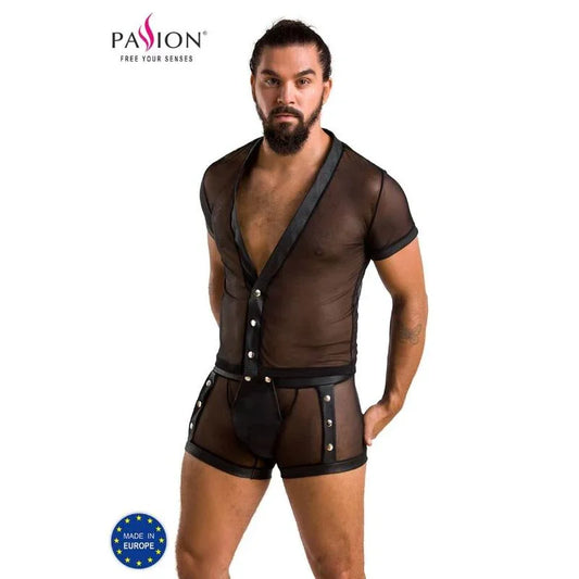 PASSION - 052 SET MICHAEL NEGRO S/M - Nuvica