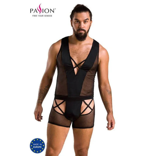 PASSION - 054 SET OSCAR NEGRO S/M - Nuvica