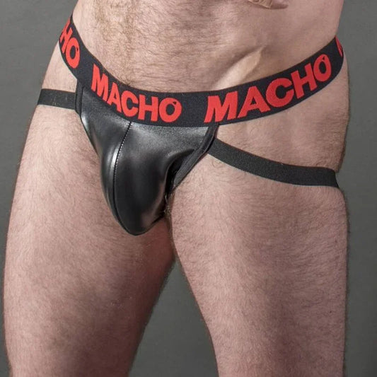 MACHO - MX25RC JOCK CUERO ROJO S - Nuvica