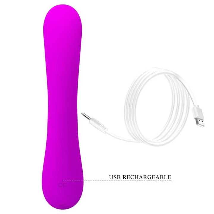 PRETTY LOVE - SINCERE VIBRADOR Y ONDAS ESTIMULADORAS DE CLÍTORIS SILICONA MORADO - Nuvica