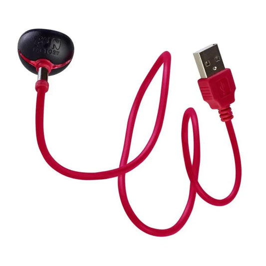 FUN FACTORY - CARGADOR MAGNETICO USB ROJO - Nuvica