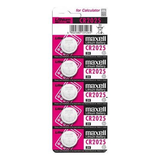 MAXELL - PILA BOTON LITIO CR2025 3V BLISTER*5 - Nuvica