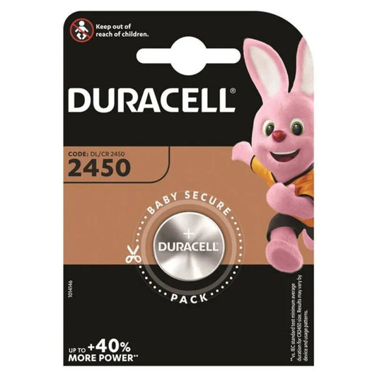 DURACELL - PILA BOTON LITIO CR2450 3V BLISTER*1 - Nuvica