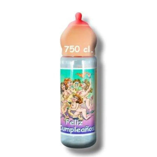 DIABLO PICANTE - BOTELLA BOOB CUMPLEAÑOS FLESH 750 ML - Nuvica