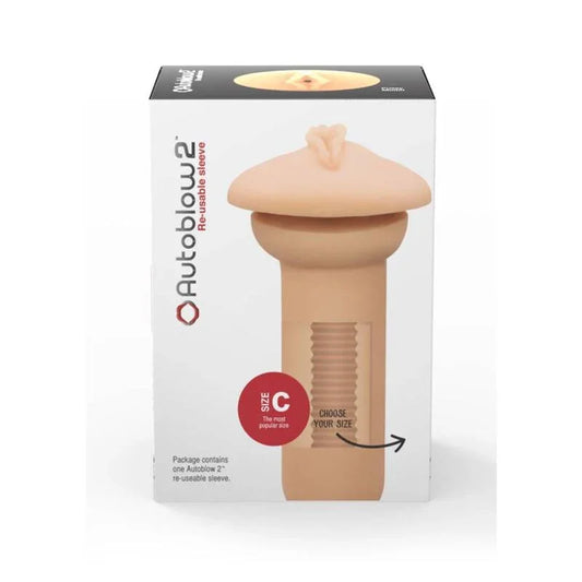 AUTOBLOW - MANGA VAGINA 2+ TAMAÑO C - Nuvica