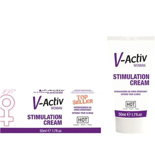 HOT - V-ACTIV CREMA ESTIMULADORA MUJER 50ML - Nuvica