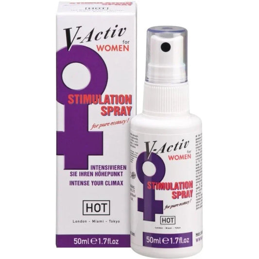 HOT - V-ACTIV SPRAY POTENCIADOR MUJER 50ML - Nuvica