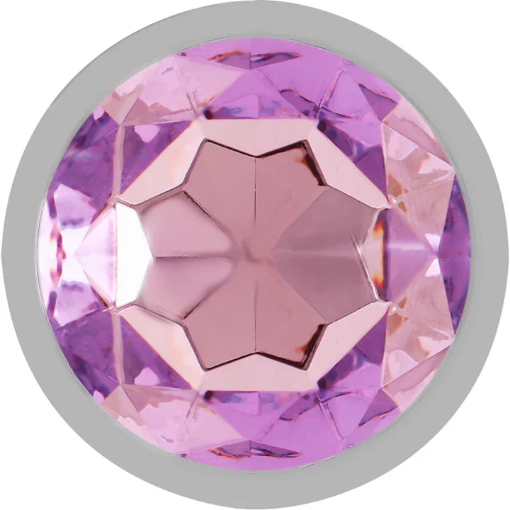 INTENSE - PLUG ANAL METAL ALUMINIO CON CRISTAL VIOLETA TALLA M - Nuvica