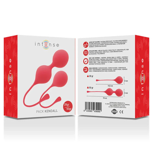 INTENSE - BOLAS KEGEL PACK KENDALL ROJO - Nuvica