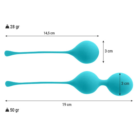 INTENSE - BOLAS KEGEL PACK KENDALL AZUL - Nuvica