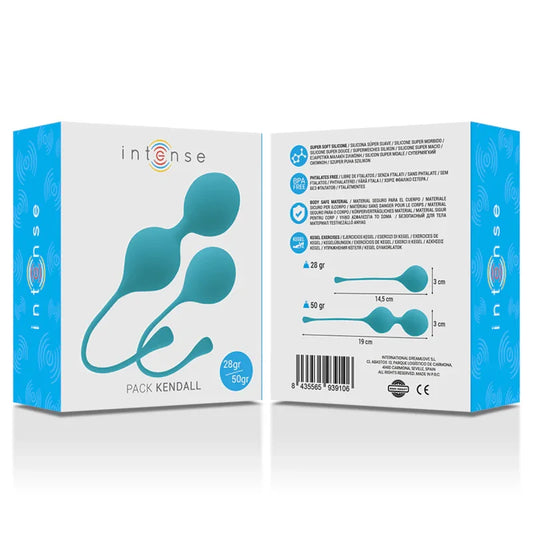 INTENSE - BOLAS KEGEL PACK KENDALL AZUL - Nuvica