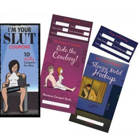 KHEPER GAMES - IM YOUR SLUT COUPONS / EN - Nuvica