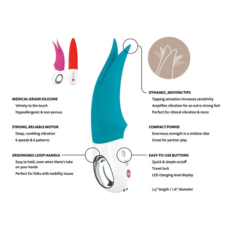 FUN FACTORY - VOLTA G5 CLITORAL VIBRADOR PETROL - Nuvica