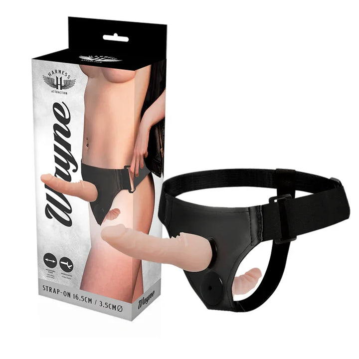 HARNESS ATTRACTION - WAYNE DOBLE PENETRACIÓN 16.5 CM -O- 3.5 CM - Nuvica