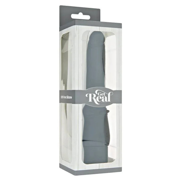 GET REAL - CLASSIC SMOOTH VIBRADOR NEGRO - Nuvica