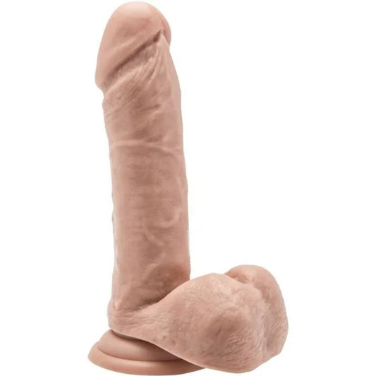 GET REAL - DILDO 18 CM CON TESTÍCULOS NATURAL - Nuvica