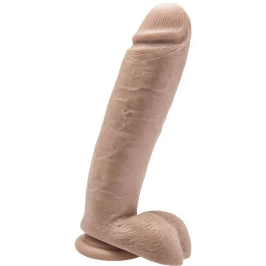 GET REAL - DILDO 25,5 CM CON TESTÍCULOS NATURAL - Nuvica
