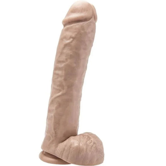 GET REAL - DILDO 28 CM CON TESTÍCULOS NATURAL - Nuvica
