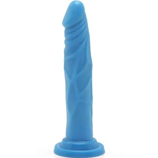 GET REAL - HAPPY DICKS DONG 19 CM AZUL - Nuvica