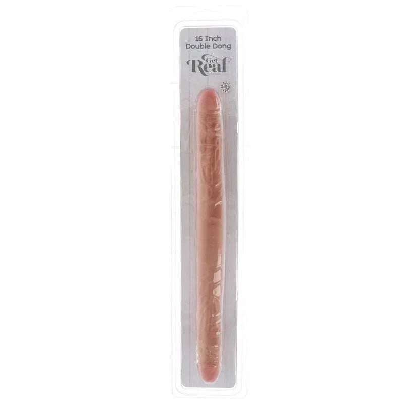 GET REAL - DOBLE DONG 40 CM NATURAL - Nuvica