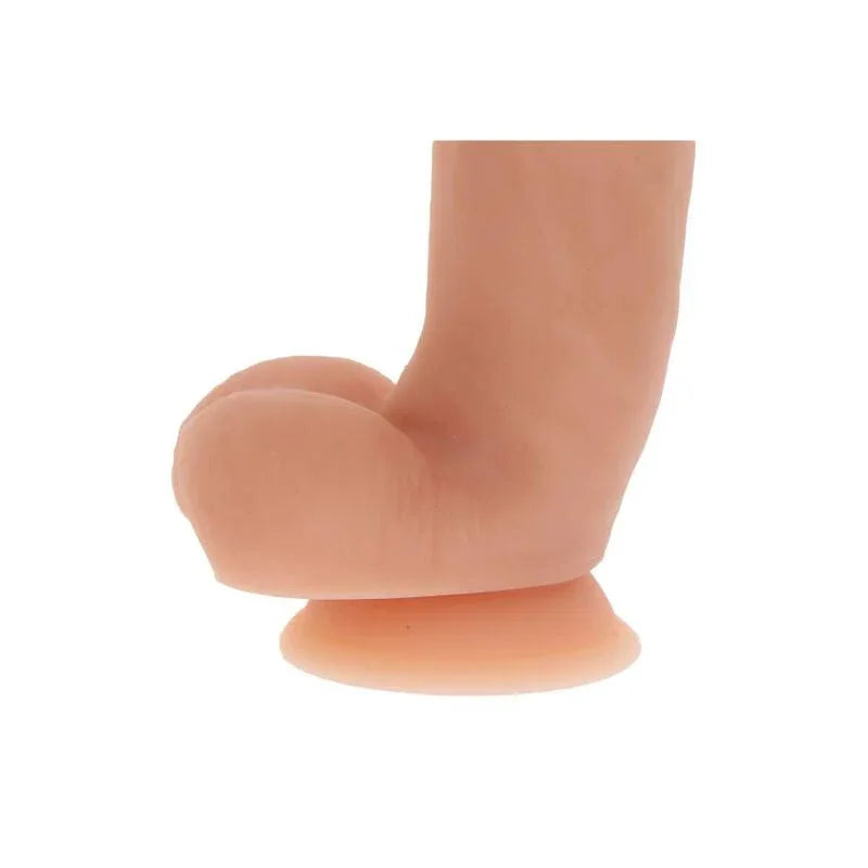 GET REAL - DILDO SILICONA 18 CM CON TESTÍCULOS NATURAL - Nuvica