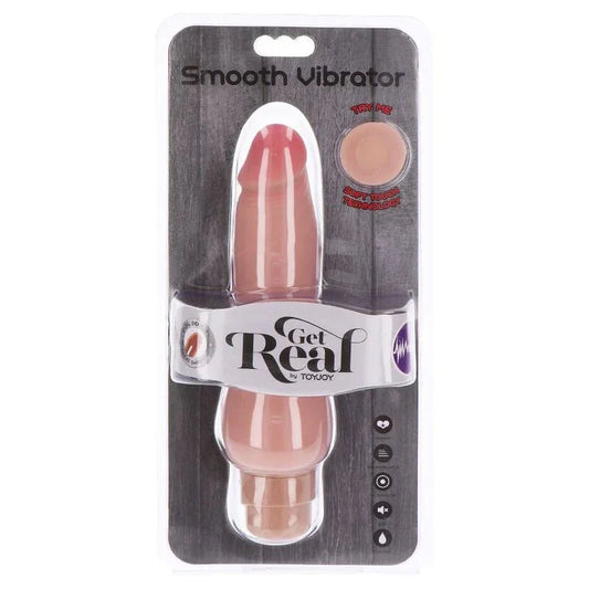 GET REAL - DUAL DENSITY SMOOTH VIBRADOR NATURAL - Nuvica