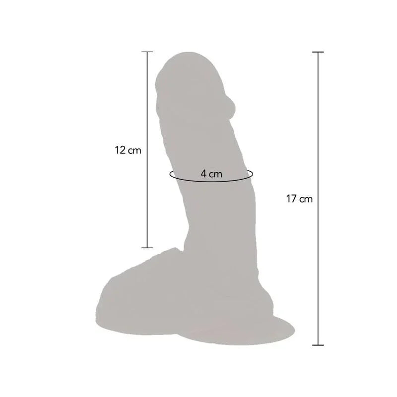 GET REAL - DILDO VIBRADOR SILICONA NATURAL - Nuvica