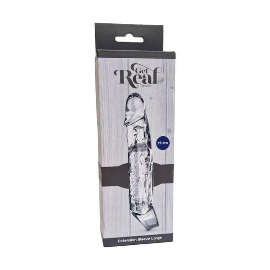 GET REAL - EXTENSION LARGO 19 CM TRANSPARENTE - Nuvica