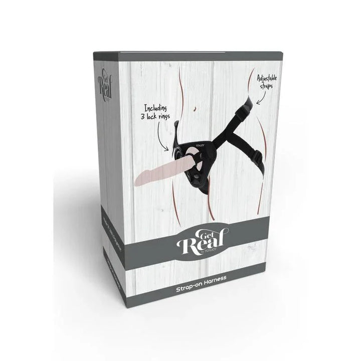 GET REAL - STRAP-ON HARNÉS NEGRO - Nuvica