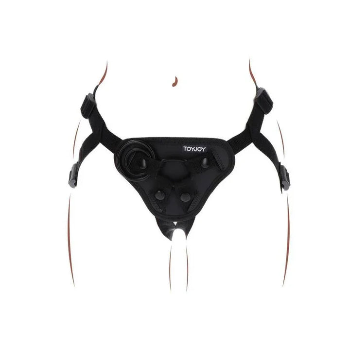 GET REAL - STRAP-ON HARNÉS NEGRO - Nuvica