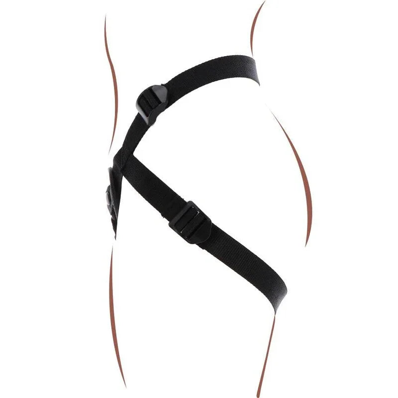 GET REAL - STRAP-ON HARNÉS NEGRO - Nuvica