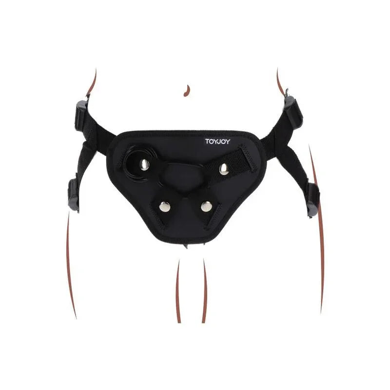 GET REAL - STRAP-ON DELUXE HARNÉS NEGRO - Nuvica