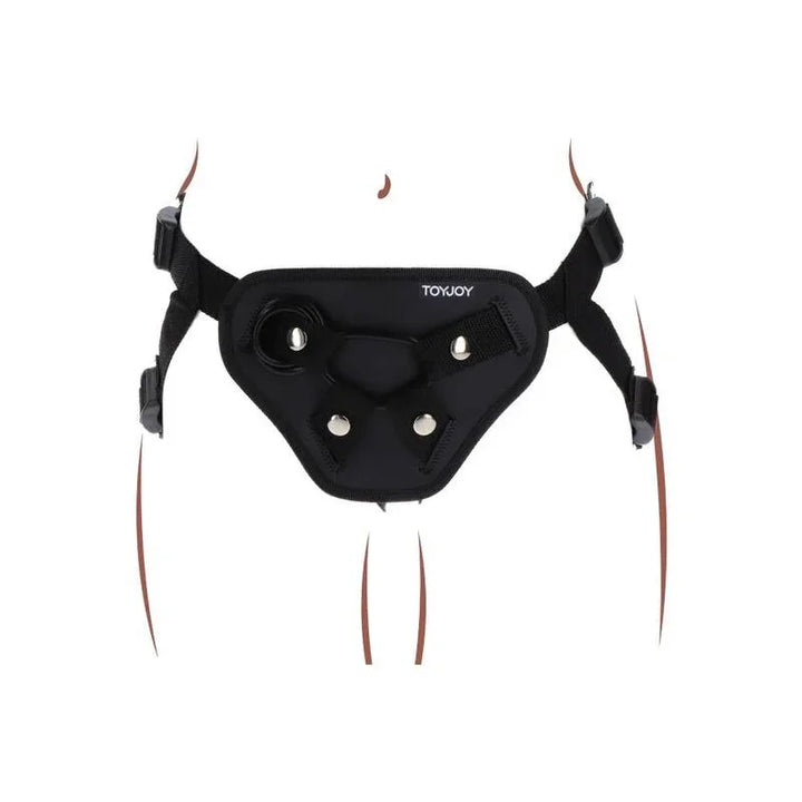 GET REAL - STRAP-ON DELUXE HARNÉS NEGRO - Nuvica