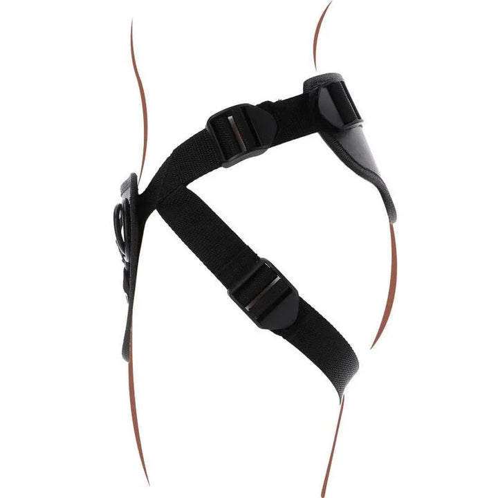 GET REAL - STRAP-ON DELUXE HARNÉS NEGRO - Nuvica