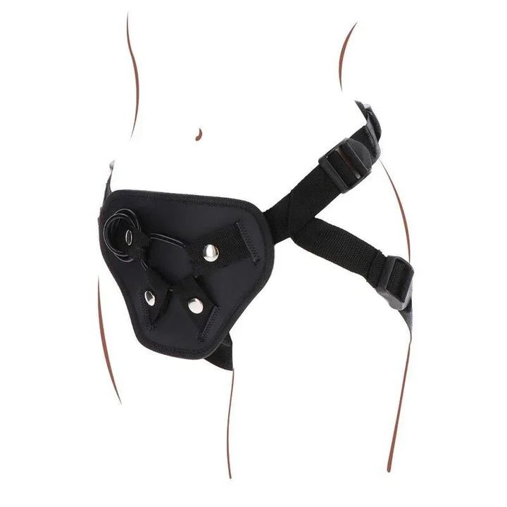 GET REAL - STRAP-ON DELUXE HARNÉS NEGRO - Nuvica