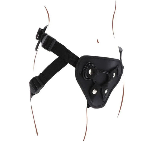 GET REAL - STRAP-ON DELUXE HARNÉS NEGRO - Nuvica