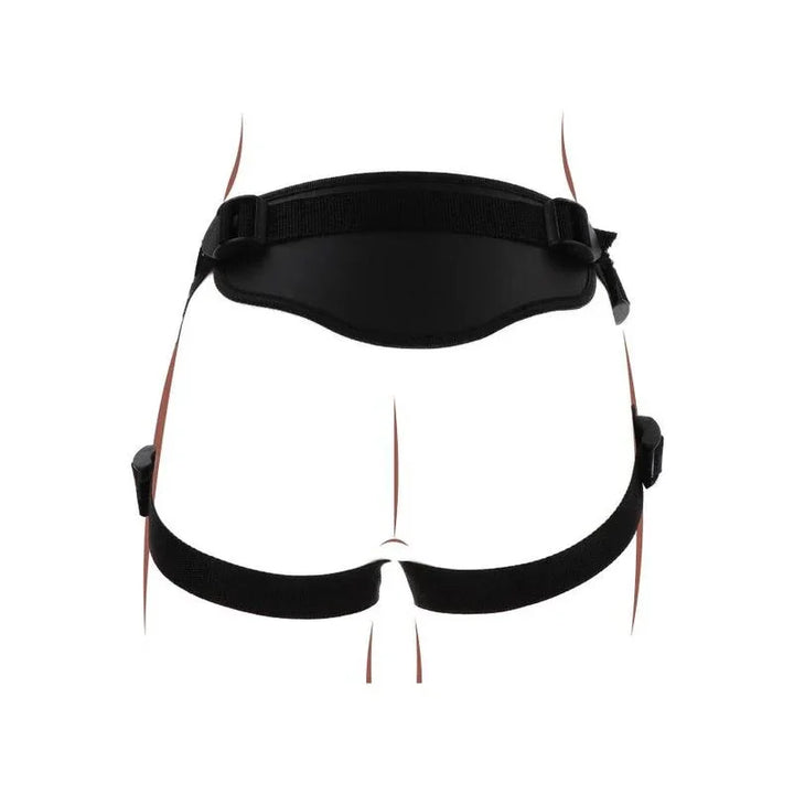 GET REAL - STRAP-ON DELUXE HARNÉS NEGRO - Nuvica