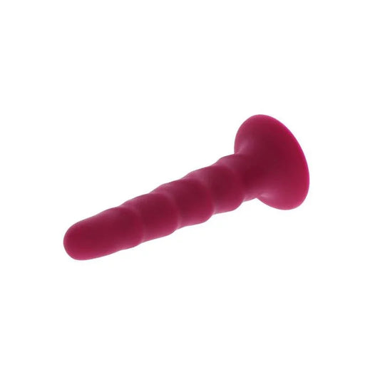 GET REAL - RIBBED DONG 12 CM ROJO - Nuvica