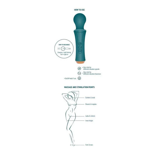 XOCOON - THE PERSONAL WAND VERDE - Nuvica