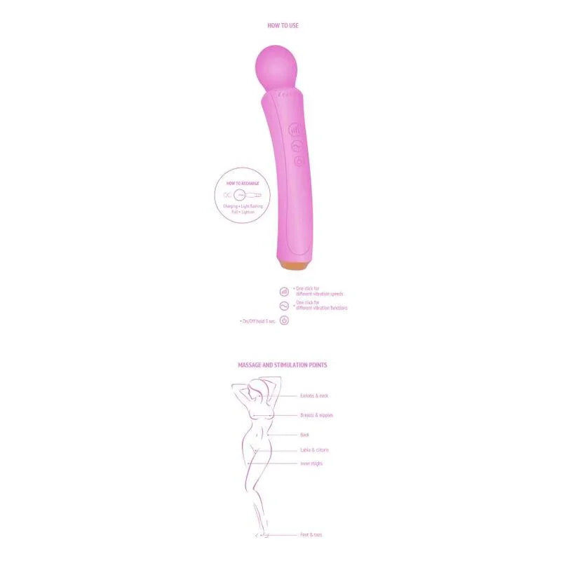 XOCOON - THE CURVED WAND FUCSIA - Nuvica