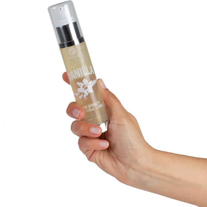 SECRETPLAY - LUBRICANTE 2-1 EFECTO CALOR VAINILLA 50 ML - Nuvica